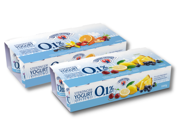 Fruchtjoghurt Sortiment 0,1% 8x125g